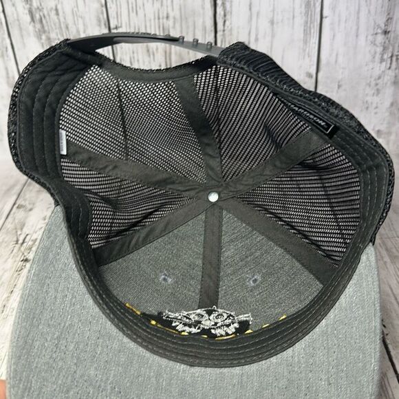 Richardson Mad Mole Brewing Trucker Hat Cap Gray Black Adjustable - Picture 7 of 9